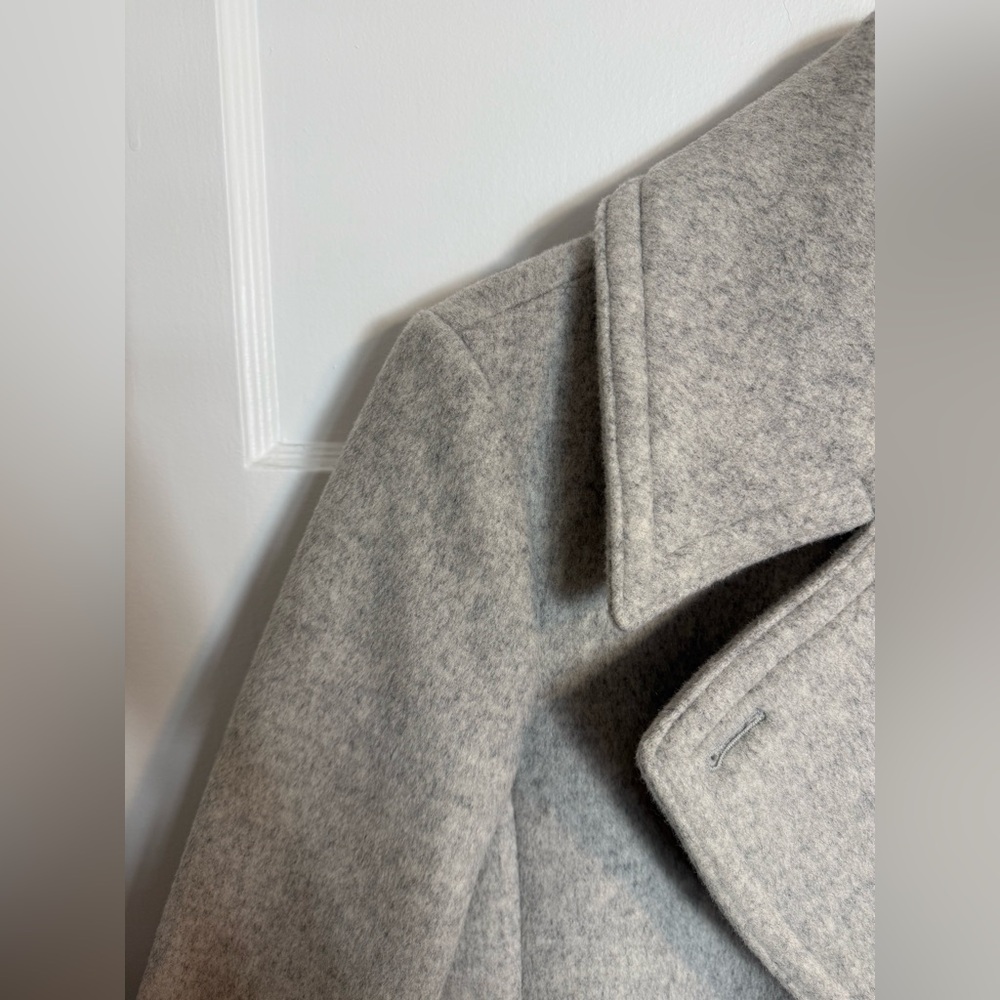 Club Monaco Daylina Heather Gray Coat - Picture 2 of 5